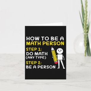 Joke, wie man eine mathematische Person glücklich  Karte