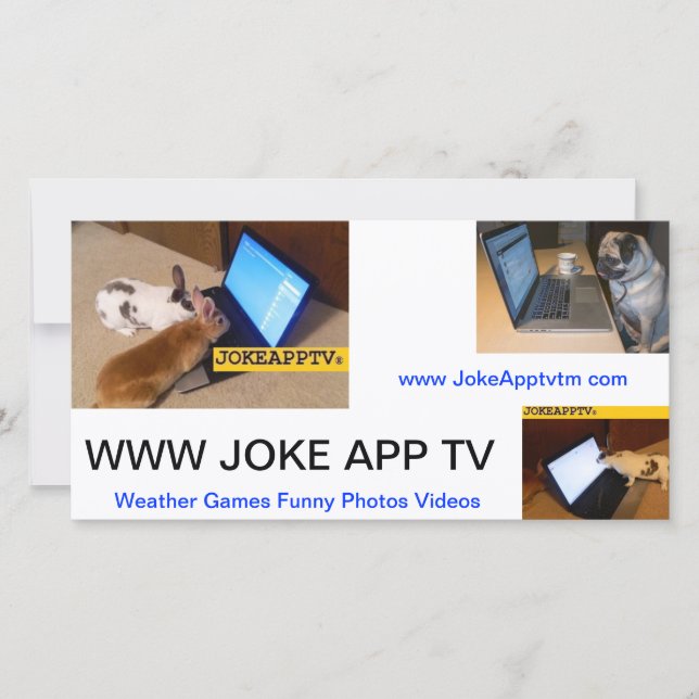 JokeApp-Note-Karte (Vorderseite)
