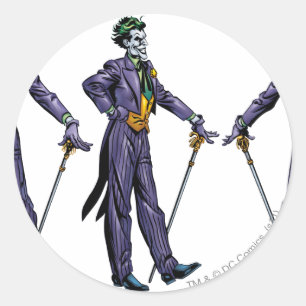 Joker - All Sides Runder Aufkleber