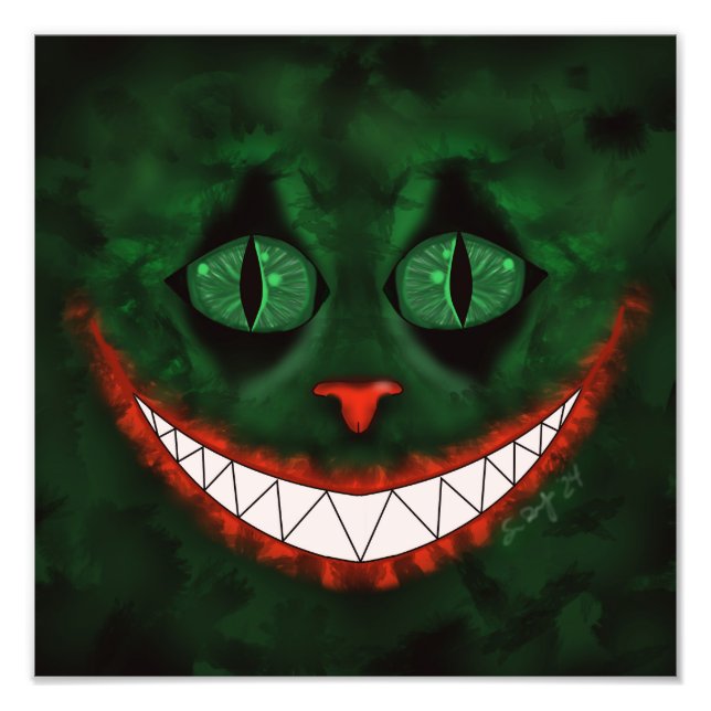 Joker Cheshire Print Fotodruck (Vorne)