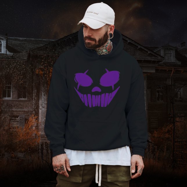 Joker Face Beängstigend Halloween Sweatshirt (Von Creator hochgeladen)