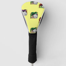 Joker farbige Hüte gelb