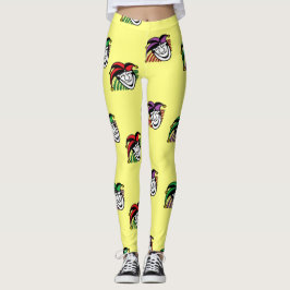 Joker farbige Hüte gelb Leggings