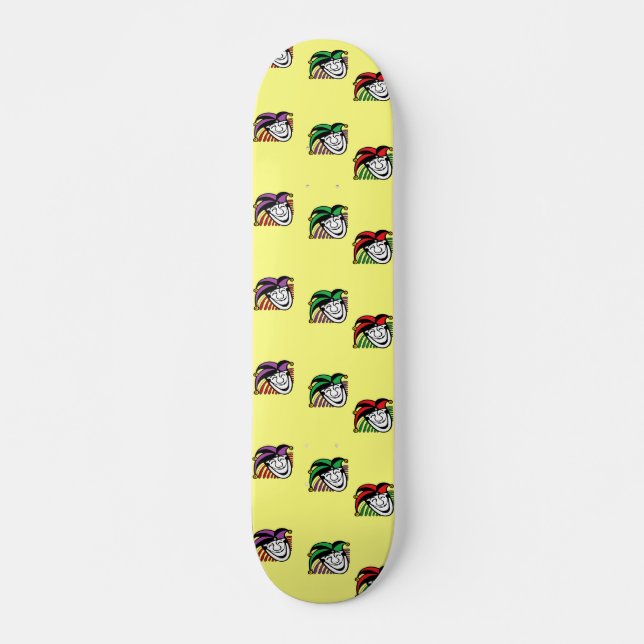 Joker farbige Hüte gelb Skateboard (Vorne)