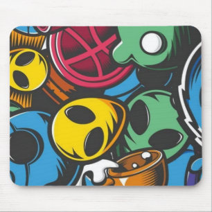 Joker Graffiti Mousepad