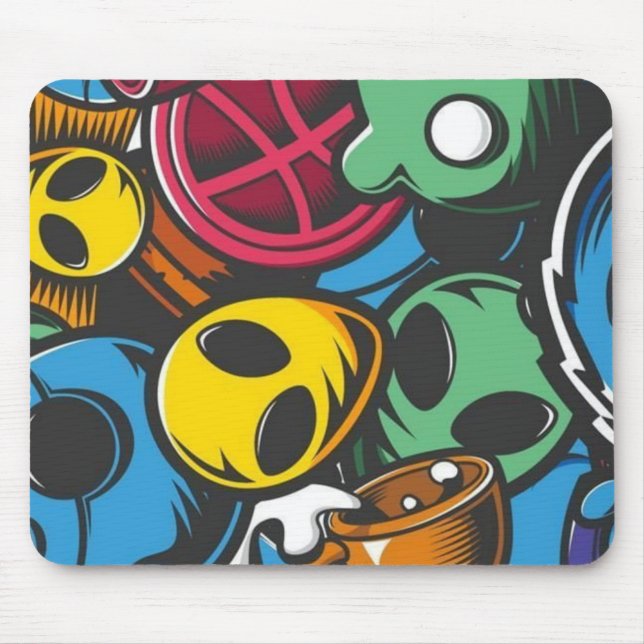 Joker Graffiti Mousepad (Vorne)