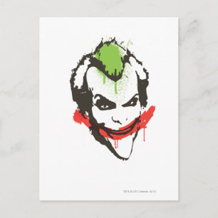 Joker Graffiti Postkarte