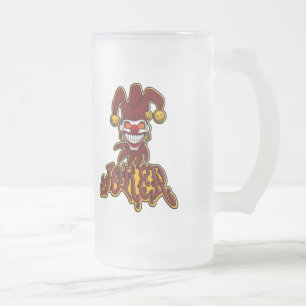 Joker-mattierte Bier-Tasse Mattglas Bierglas