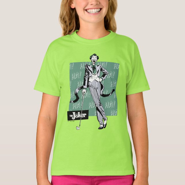 Joker mit Golfclub T-Shirt (Vorderseite)