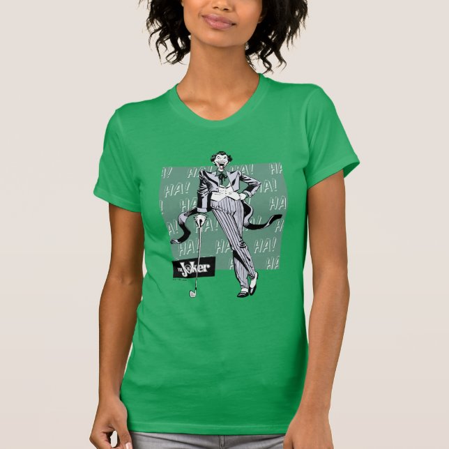 Joker mit Golfclub T-Shirt (Vorderseite)