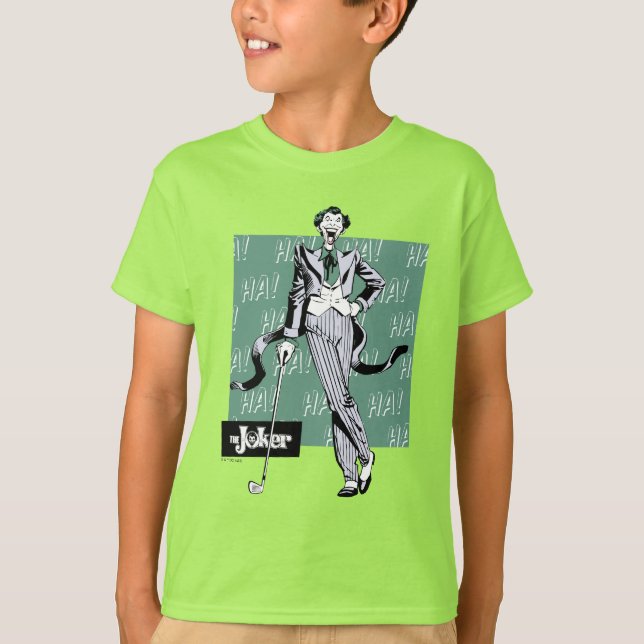 Joker mit Golfclub T-Shirt (Vorderseite)