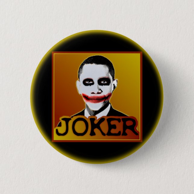 Joker Obama Button (Vorderseite)