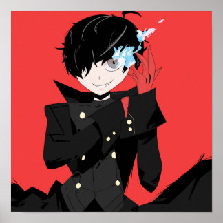 Joker persona 5 art poster print
