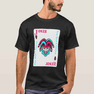 Joker Playing Card Ästhetischer Jester T-Shirt