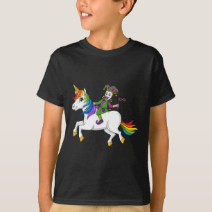Joker Rafting Unicorn Mardi Gras Unterwegs in der T-Shirt