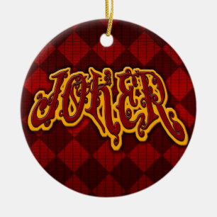 Joker-Verzierung Keramik Ornament