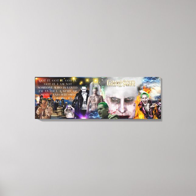 Joker wild leinwanddruck (Vorderseite)