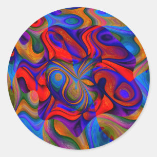 Jokers Wild Runder Aufkleber