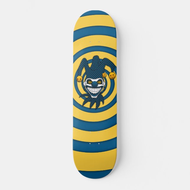 JokerSkateboard (blau) Skateboard (Vorderseite)
