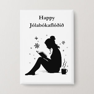 Jolabokaflod - Island Book Flood Button