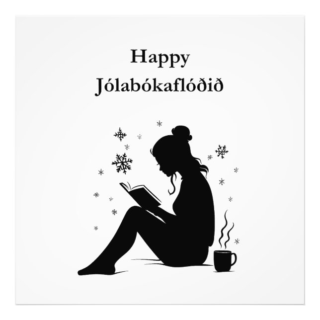 Jolabokaflod - Island Book Flood Fotodruck (Vorne)