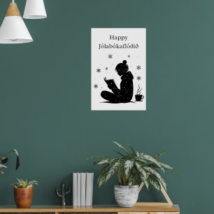 Jólabókaflóð – Isländische Bücherflut, Poster-Gesc Poster