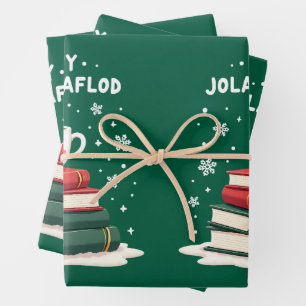 Jolabokaflod - Islands Bücherflut Geschenkpapier Set
