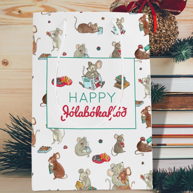 Jolabokaflod Mice Mittlere Geschenktüte (Von Creator hochgeladen)