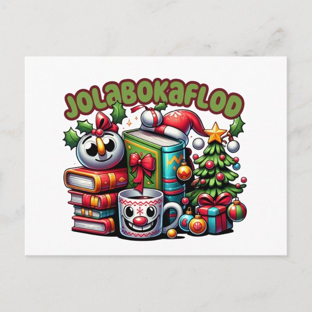 Jolabokaflod Postkarte (Vorderseite)