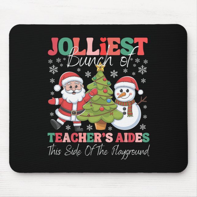 Jolarly Teacher's Aides Christmas Playground Funn Mousepad (Vorne)