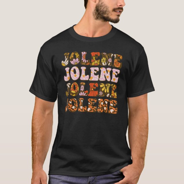 Jolene for Women Floral Country Music Merchandisin T-Shirt (Vorderseite)