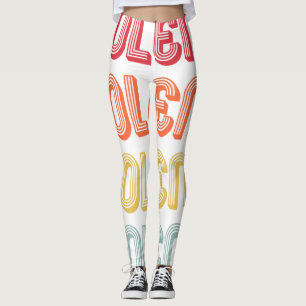 JOLENE Geschenkname Personalisiert Retro Vintag 80 Leggings
