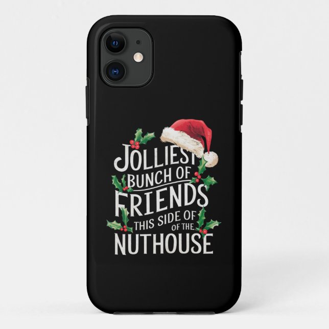 Jolest Bunch Freunde Weihnachten passt sarkastisch Case-Mate iPhone Hülle (Rückseite)