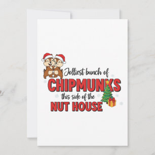 Jolest Bunch von Chipmunks Diese Seite Weihnachten Ankündigung
