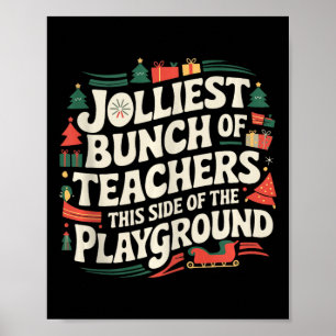 Joleste Gruppe von Lehrern dieser Seite des Playgr Poster