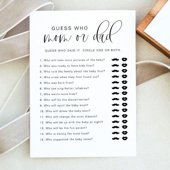 JOLIE Moderne Ratgeber Wer Mama oder Vater Baby Du Einladung (Von Creator hochgeladen)