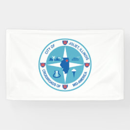 Joliet-Flagge (Illinois) Banner