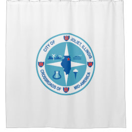 Joliet-Flagge (Illinois) Duschvorhang