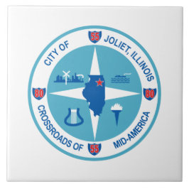 Joliet-Flagge (Illinois) Fliese