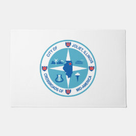 Joliet-Flagge (Illinois) Fußmatte