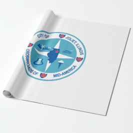 Joliet-Flagge (Illinois) Geschenkpapier