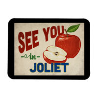 Joliet Illinois Apple - Vintage Travel