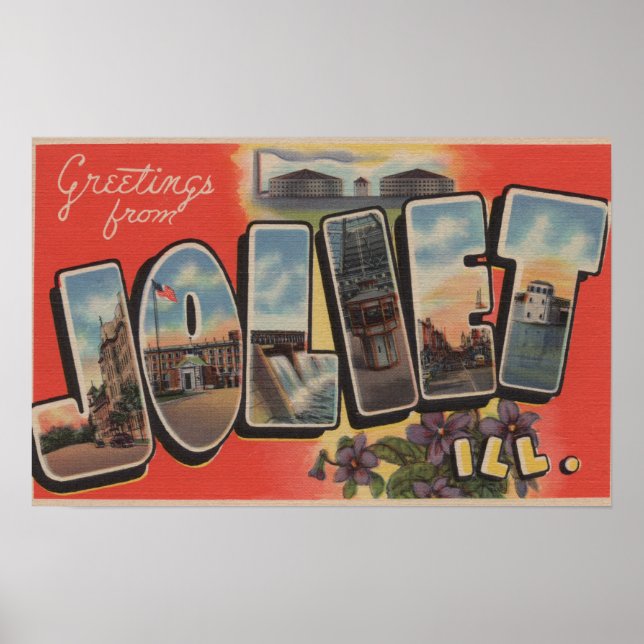 Joliet, Illinois - Großbuchstaben - Szenen 2 Poster (Vorne)