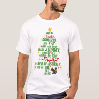Jolliest Bunch of A-Löcher Weihnachtsbaum TShirt