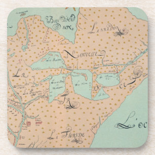 JOLLIET: NORDAMERIKA 1674 GETRÄNKEUNTERSETZER