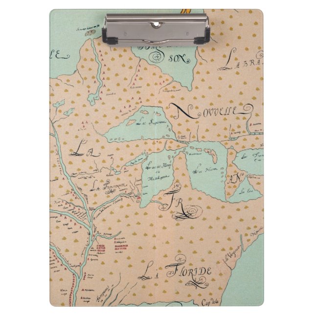 JOLLIET: NORDAMERIKA 1674 KLEMMBRETT (Vorderseite)