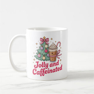 jolly and caffeinated customised  mug design  kaffeetasse