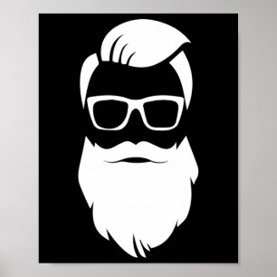 Jolly Angesagt Hipster Weihnachtsgeschenk Poster