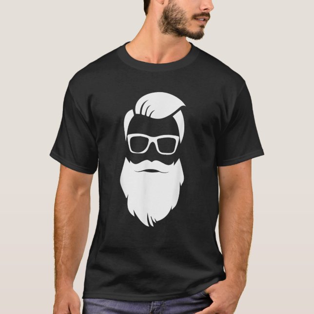 Jolly Angesagt Hipster Weihnachtsgeschenk T-Shirt (Vorderseite)
