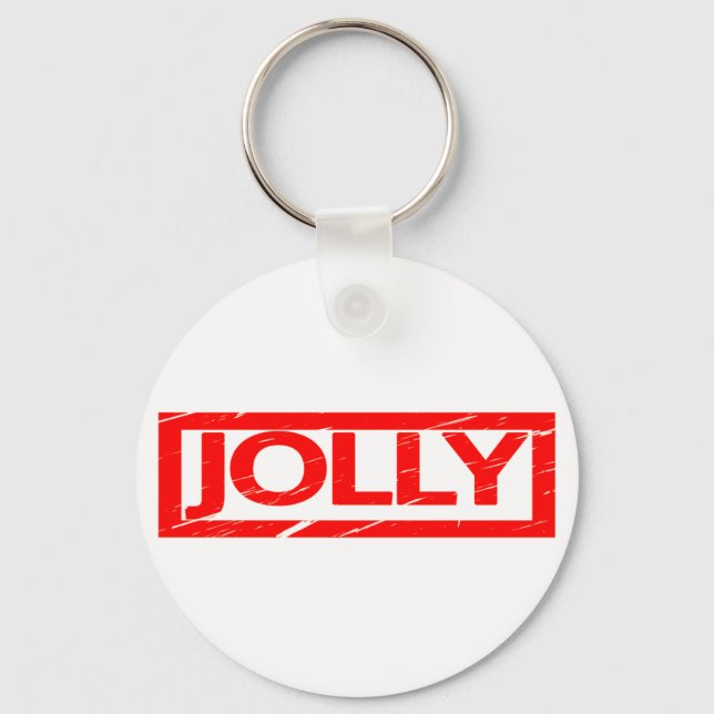 Jolly Briefmarke Schlüsselanhänger (Vorderseite)